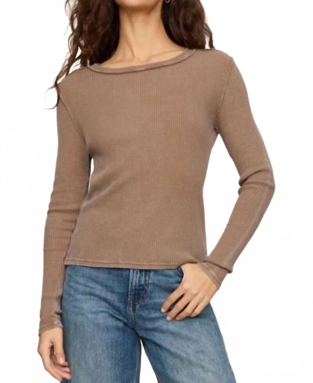NEW Z SUPPLY arlet mini thermal top in saddle suede